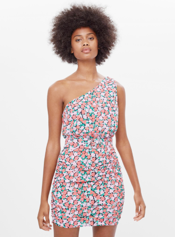 Cotton Dabu Crinkled Long Skirt